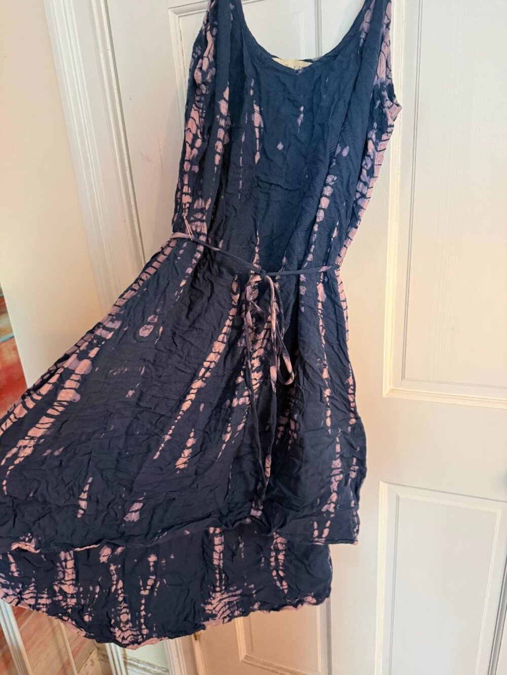 Bella Dahl Tie-Dye Strappy Hi-Low Dress
